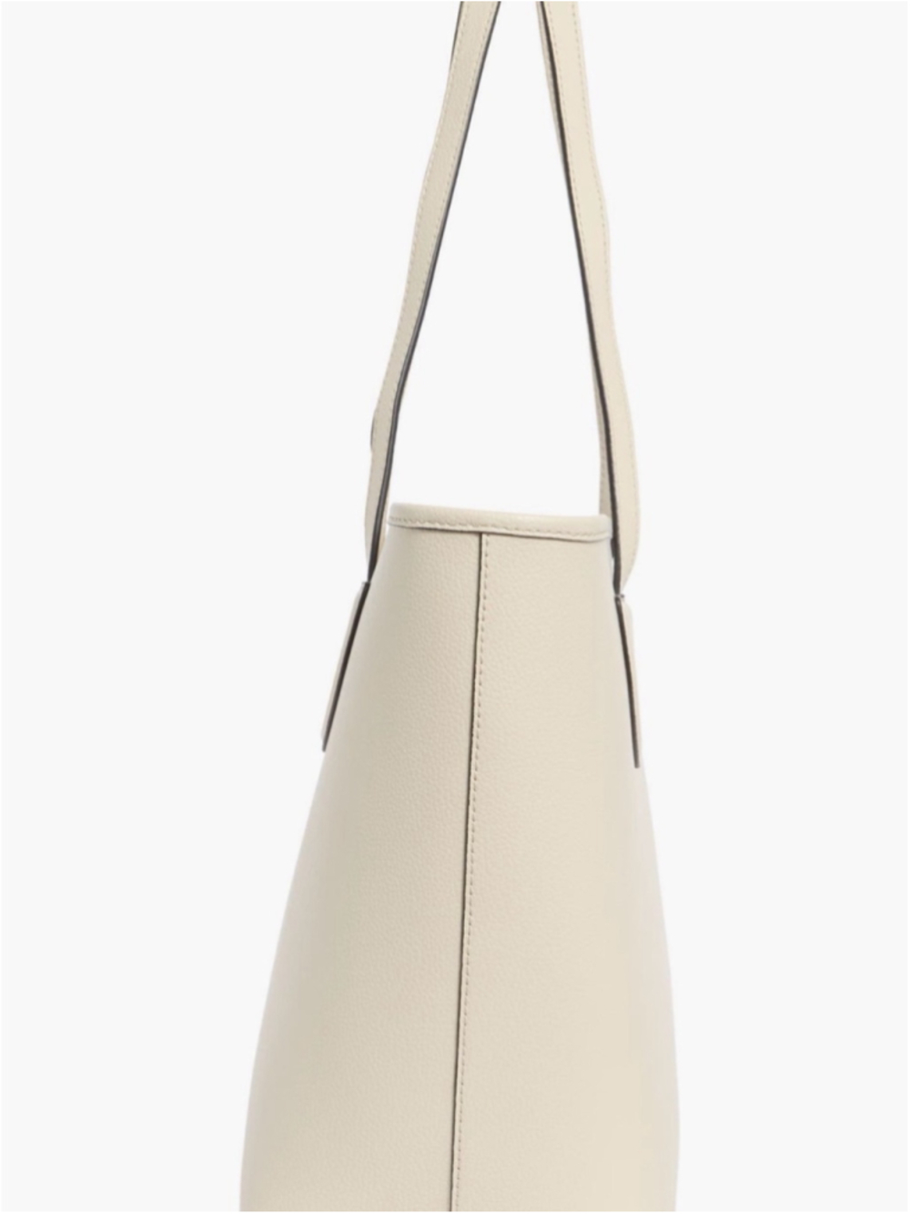 Marc Jacobs On Your Marc Leather Tote, Marshmallow - Picture 4 of 16